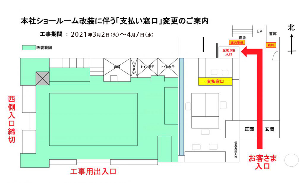 工事期間の案内